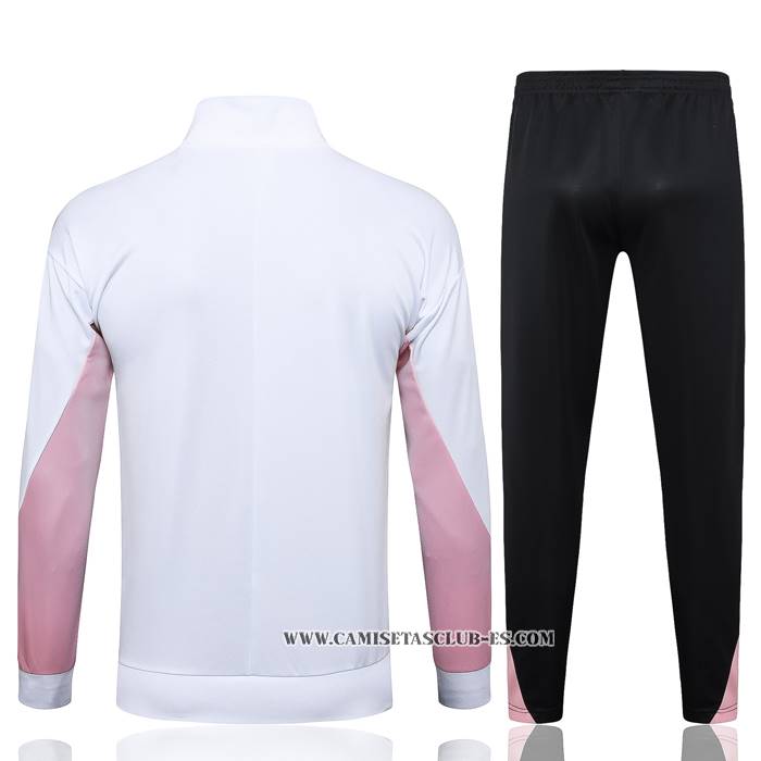 Chandal de Chaqueta del Paris Saint-Germain Jordan Nino 24-25 Blanco